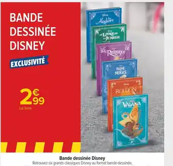 Carrefour Bande Dessinée Disney offre