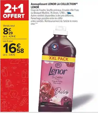 Carrefour Assouplissant Lenor La Collection Lenor offre