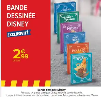 Carrefour Disney bande dessinée offre