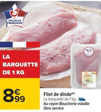 Carrefour Filet de dinde offre
