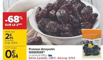 Seeberger pruneaux dénoyautés