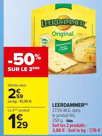 Carrefour Market Leerdammer leerdammer offre