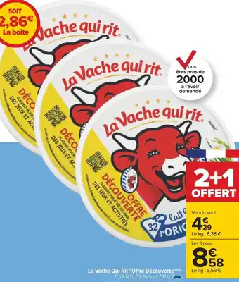 Carrefour La vache qui rit la vache qui rit "offre découverte" offre