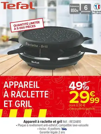 Carrefour Market Appareil à raclette et gril offre