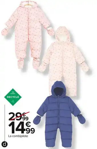 Carrefour Market Tex combipilote bébé offre