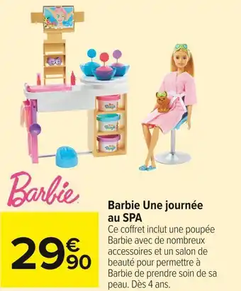 Carrefour Market Barbie barbie une journée au spa offre