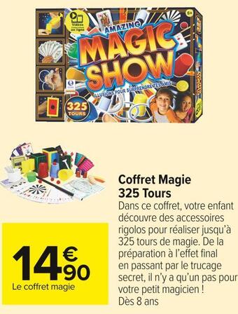 Carrefour Market Coffret magie 325 tours offre