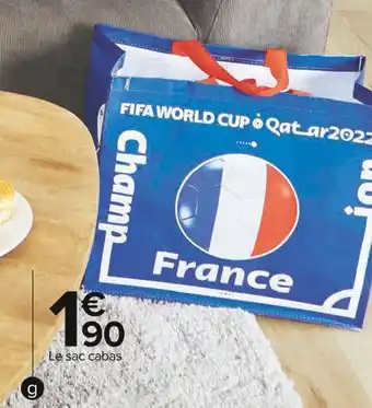Carrefour Market Sac cabas offre