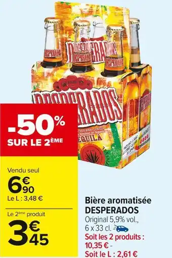 Carrefour Market Desperados bière aromatisée offre