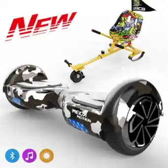 Mega motion pack hoverboard 6.5avec bluetooth+hoverkart