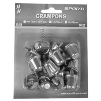 Go Sport Rugby a xv adulte sporti france crampons coniques rugby blister de 16 crampons alu/18 mm sporti france offre