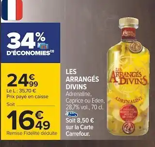 Carrefour Les arrangés divins les arrangés divins offre