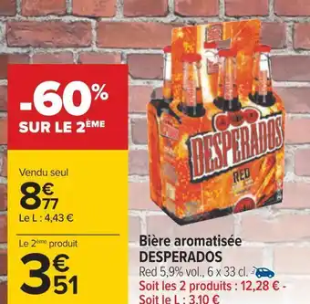 Carrefour Desperados bière aromatisée offre