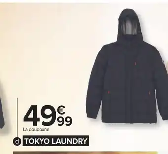 Tokyo laundry doudoune capuche homme