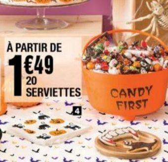 20 serviettes