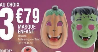 La Foir'Fouille Masque enfant offre