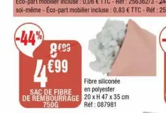 Sac de fibre de rembourrage 7501g
