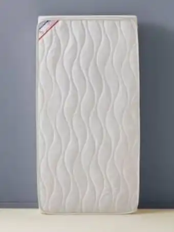 Matelas bébé 60 x 120 cm - blanc