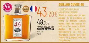 France grand est guillon cuvée 46 40% vol.
