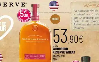 Usa woodford réserve wheat 45,2% vol.