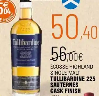 Écosse highland single malt tullibardine 225 sauternes cask finish