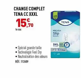 Bastide Change complet tena cc xxxl offre
