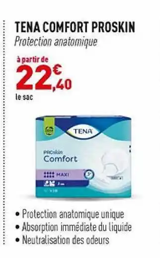 Bastide Tena comfort proskin tena offre