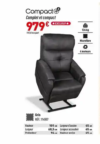 Bastide Compact+ complet et compact offre