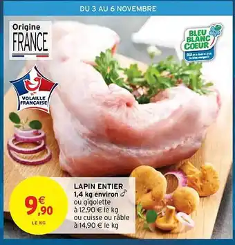 Intermarché Lapin entier offre