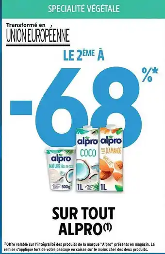 Intermarché Alpro offre