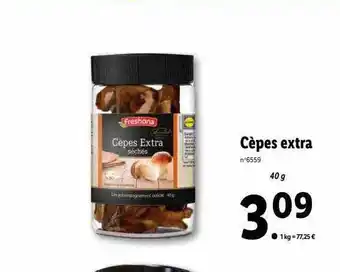 Lidl Cèpes extra offre