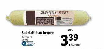 Lidl Spécialité au beurre offre