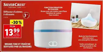 Lidl Silvercrest diffuseur d'arômesà ultrasons offre