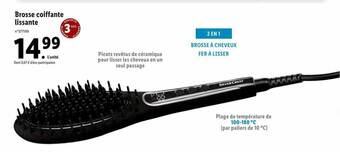 Lidl Silvercrest brosse coiffante lissante offre