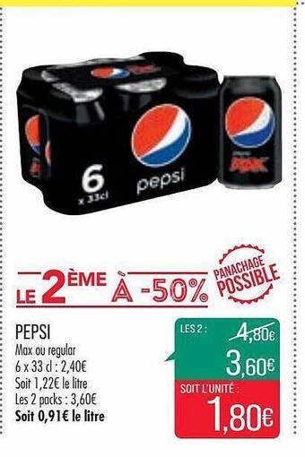 Match Pepsi offre