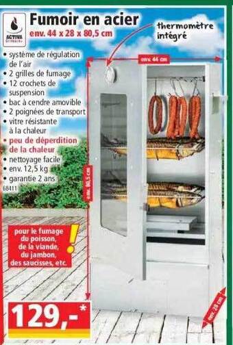 Fumoir en acier