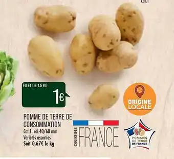 Match Pomme de terre de consommation offre