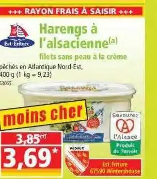 Norma Harengs à l'alsacienne est-eriture offre