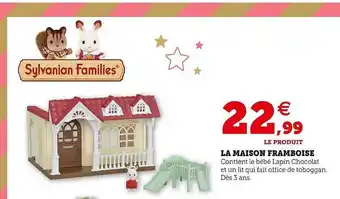 Hyper U La maison framboise sylvanian families offre