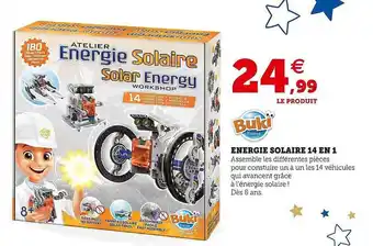 Hyper U Buki energie solaire 14 en 1 offre