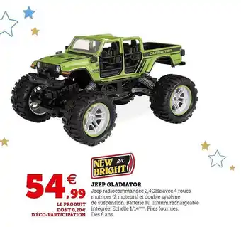 New bright jeep gladiator