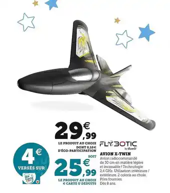 Flybotic avion x-twin