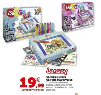 Hyper U Lansay blopens super centre d'activités offre