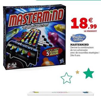 Hyper U Hasbro gaming mastermind offre