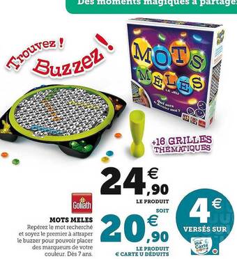 Goliath mots meles