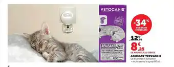 Hyper U Apaisant vetocanis -34% de remise immédiate offre