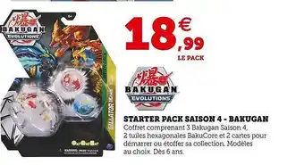 Starter pack saison 4 - bakugan