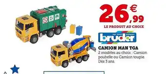 Super U Camion man tga bruder offre