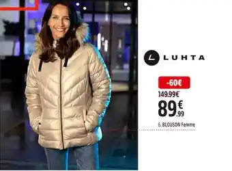 Manteau luhta intersport best sale