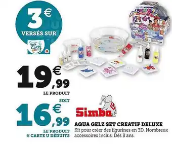 Aqua gelz set creatif deluxe simba